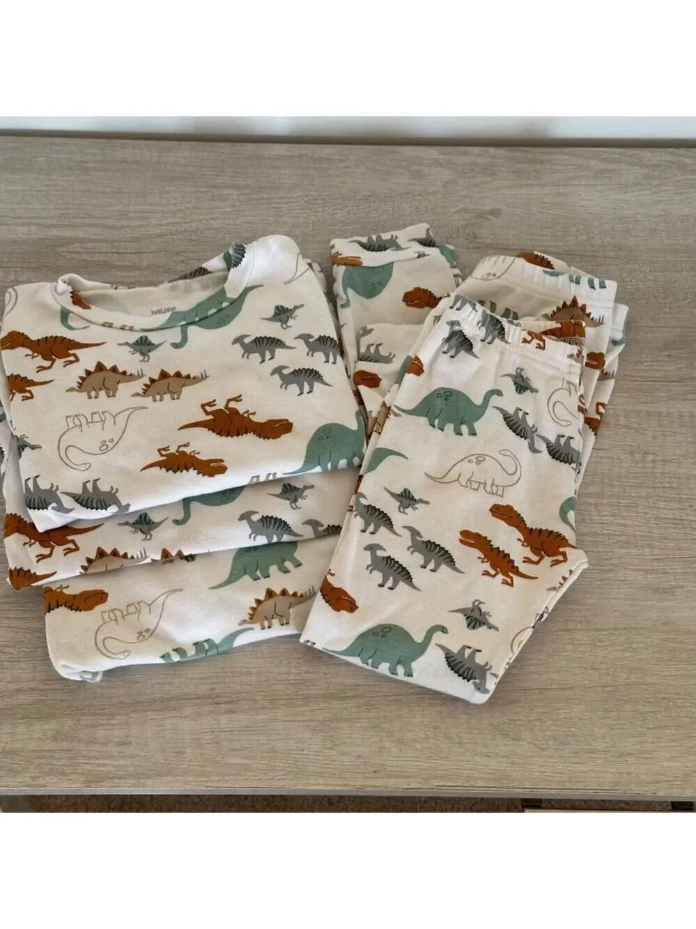 Carters Boy 5T Toddler Dinosaur Pajamas Sets Long Sleeve Pants Cotton Lot of 2